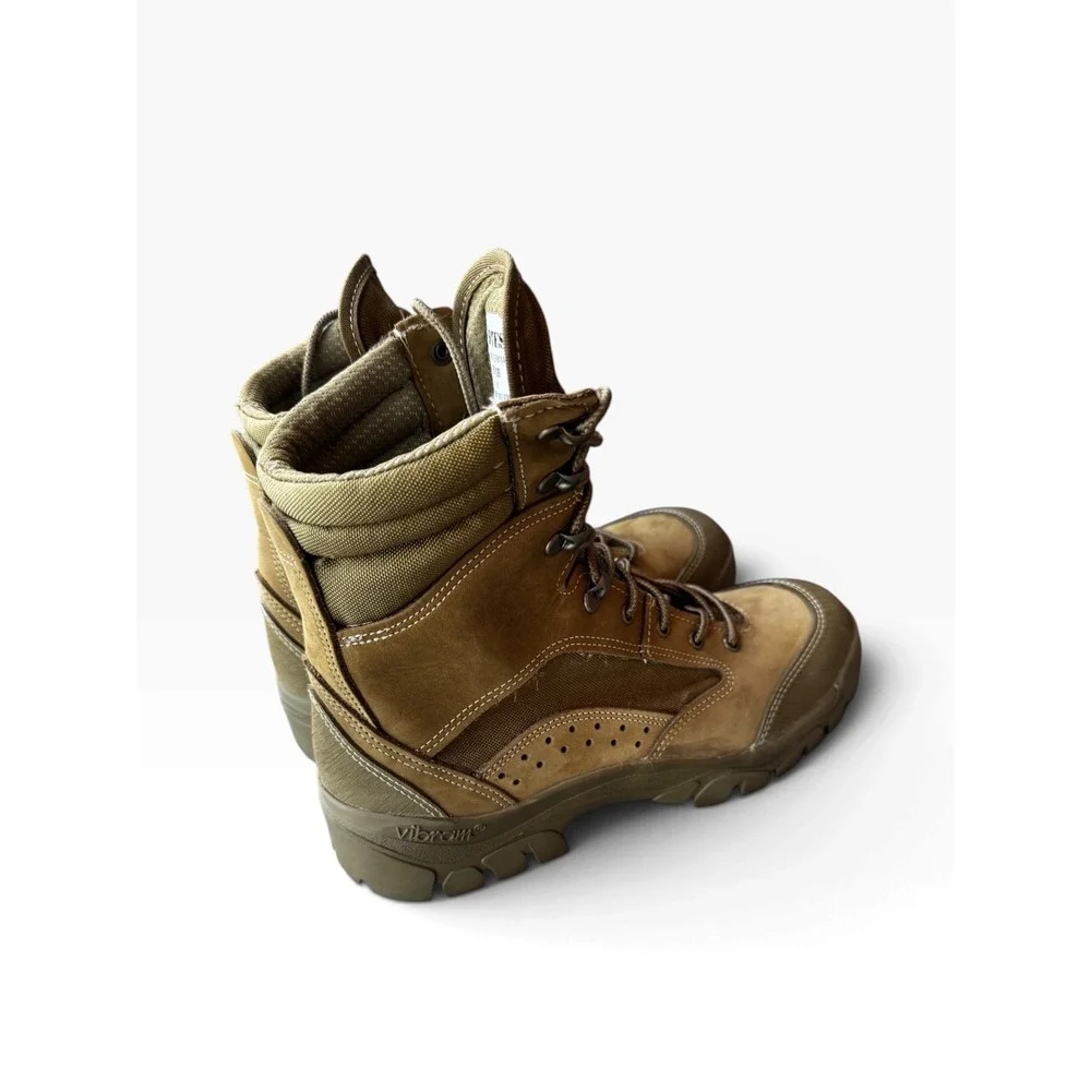 Bates E03512B USMC Lightweight Combat Boots Olive Mojave Leather Vibram Mens 9W